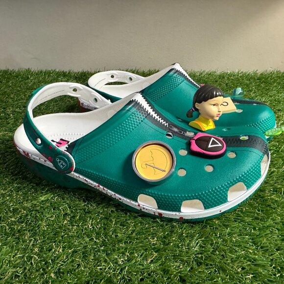 Crocs x Squid Game Classic Clog Sandals Shoes Men / Women 210224-90H NEW - Picture 1 of 11